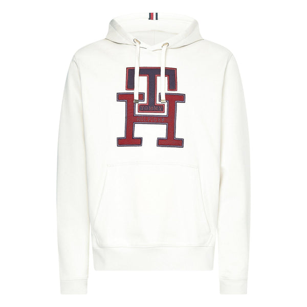 Felpa Uomo TH Monogram Bianco TOMMY HILFIGER- Francavilla Moda